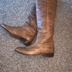 Frye size 9M boots Goodyear welt leather Spain